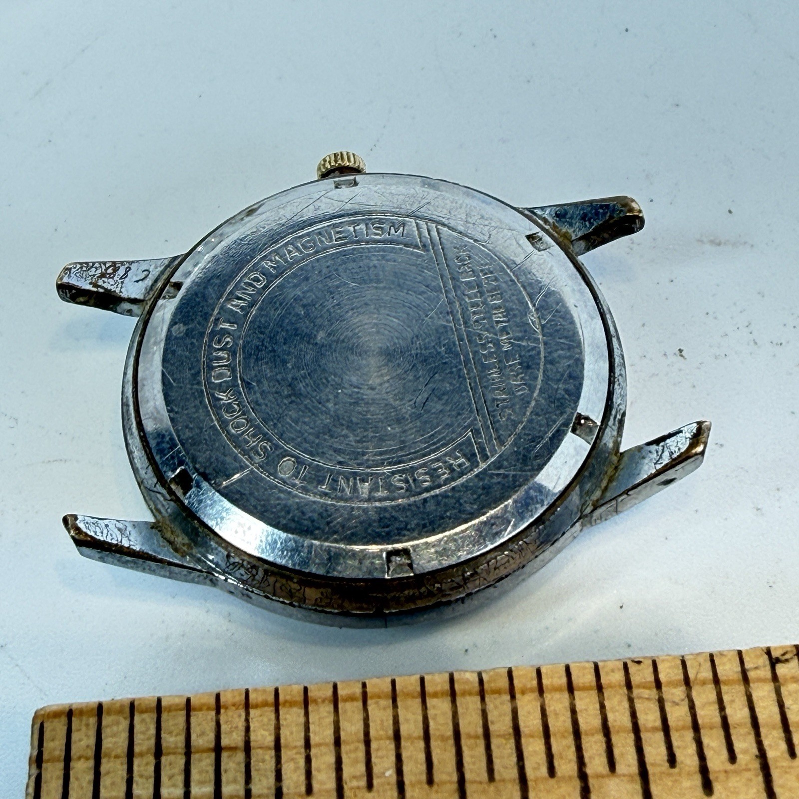 Vintage CALVERT 17J Incabloc Anti-Magnetic Mechanical Swiss Made Watch For Parts