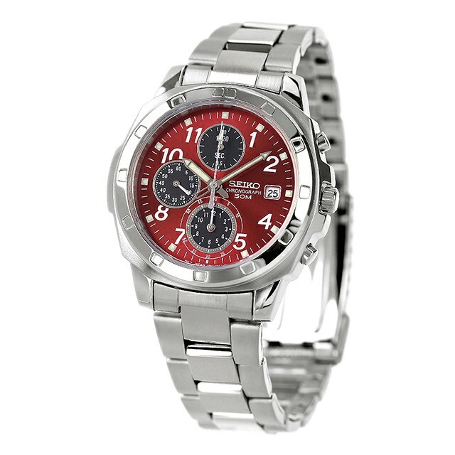 SEIKO Chronograph RED SND495P1 SND495 SND495P Red Men’s Watch
