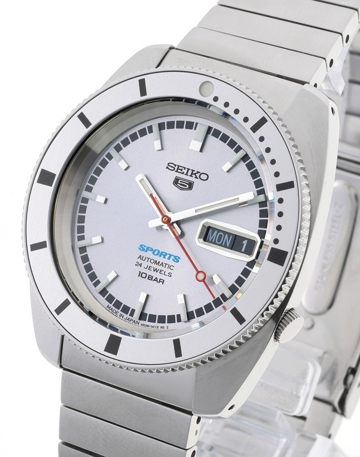 Seiko 5 Sports SBSA269 / 4R36-16C0 Silver Automatic Used – Arrival