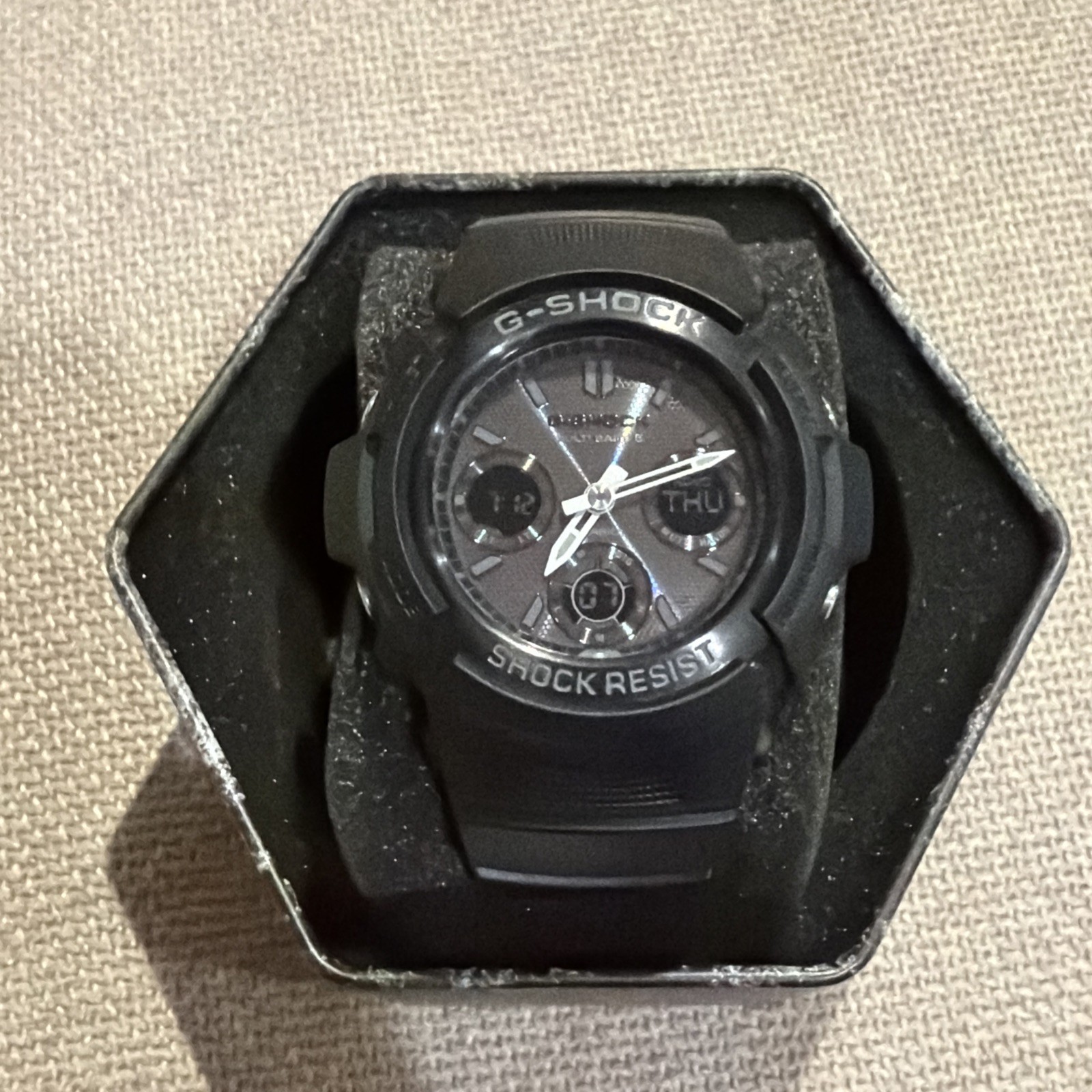 Casio G-Shock AWG-M100B Module 5230 Tough Solar Multi Band 6 Watch