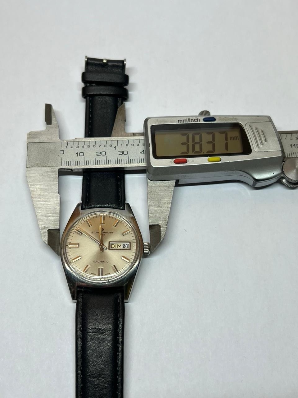 Baume & Mercier Baumatic Automatic Large 36mm Vintage Wristwatch