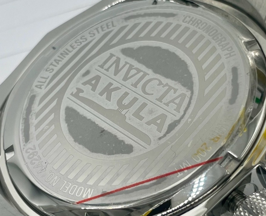 Invicta Akula Swiss Ronda Z60 Caliber Men’s Watch – 55mm, Steel (44292)