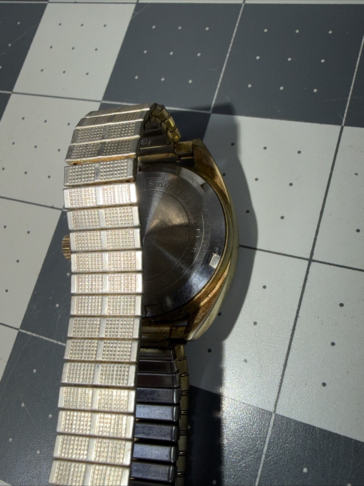 Lucerne Ladies Vintage Watch Working Mechanical Lifetime Mainspring Stretch Band