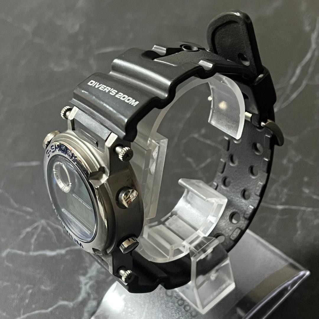 CASIO G-SHOCK DW-9900 FROGMAN Mens Watch Silver Gray No Bezel Japan