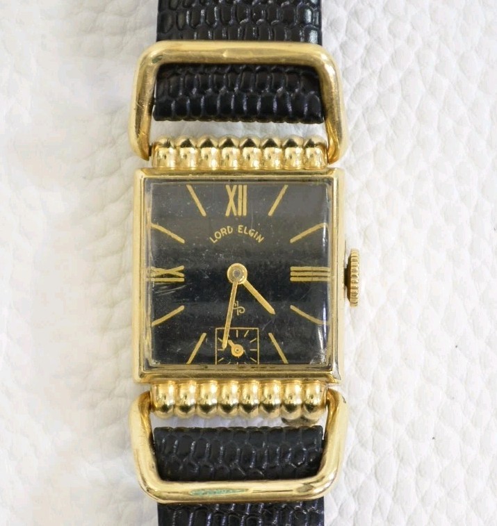 Lord Elgin Driver’s Men’s Mechanical Watch 670 Movement 14k Gold Filled