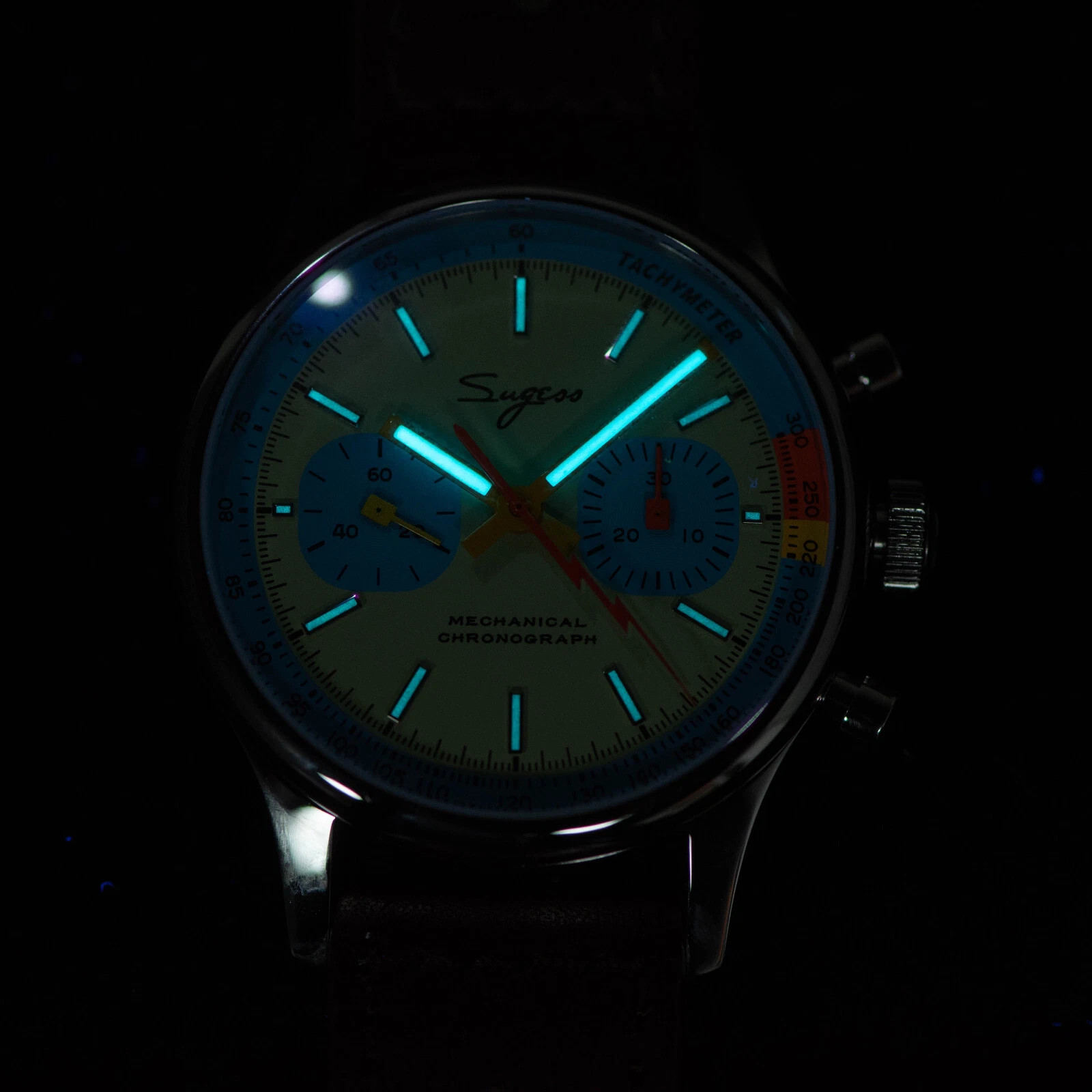 Sugess Chrono Heritage SWAN NECK Dial Chrono SEAGULL 1963 Watch 40MM Fashion