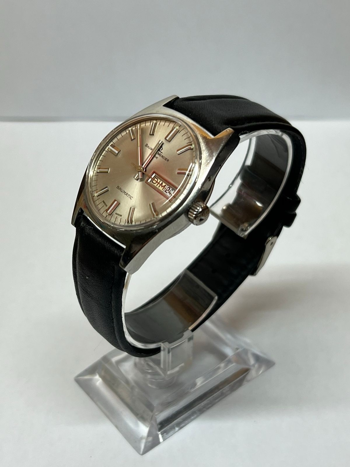 Baume & Mercier Baumatic Automatic Large 36mm Vintage Wristwatch
