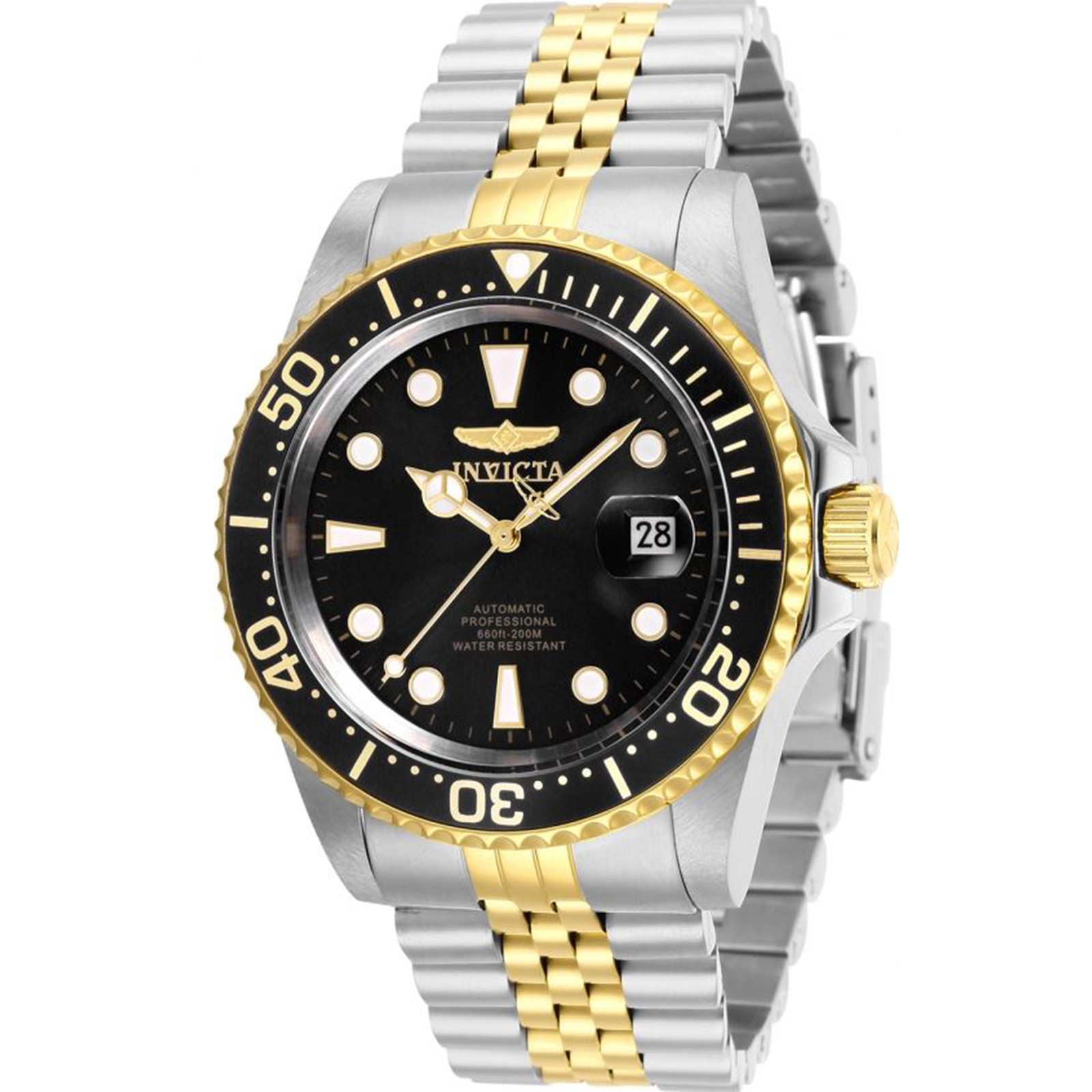 Invicta Men’s 30094 Pro Diver Automatic 3 Hand Black Dial Watch