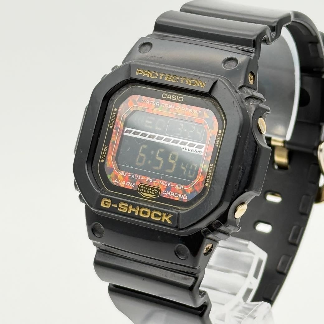 CASIO G-SHOCK GLS-5600KL-1JF Opal Digital Quartz Men’s Watch Black Resin In hand