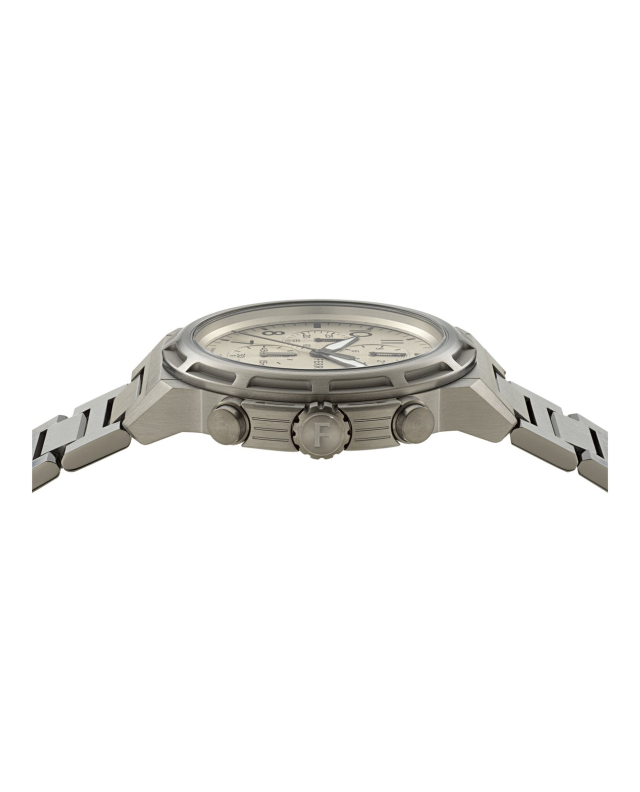 Ferragamo Mens Gun 44mm Bracelet Fashion Watch
