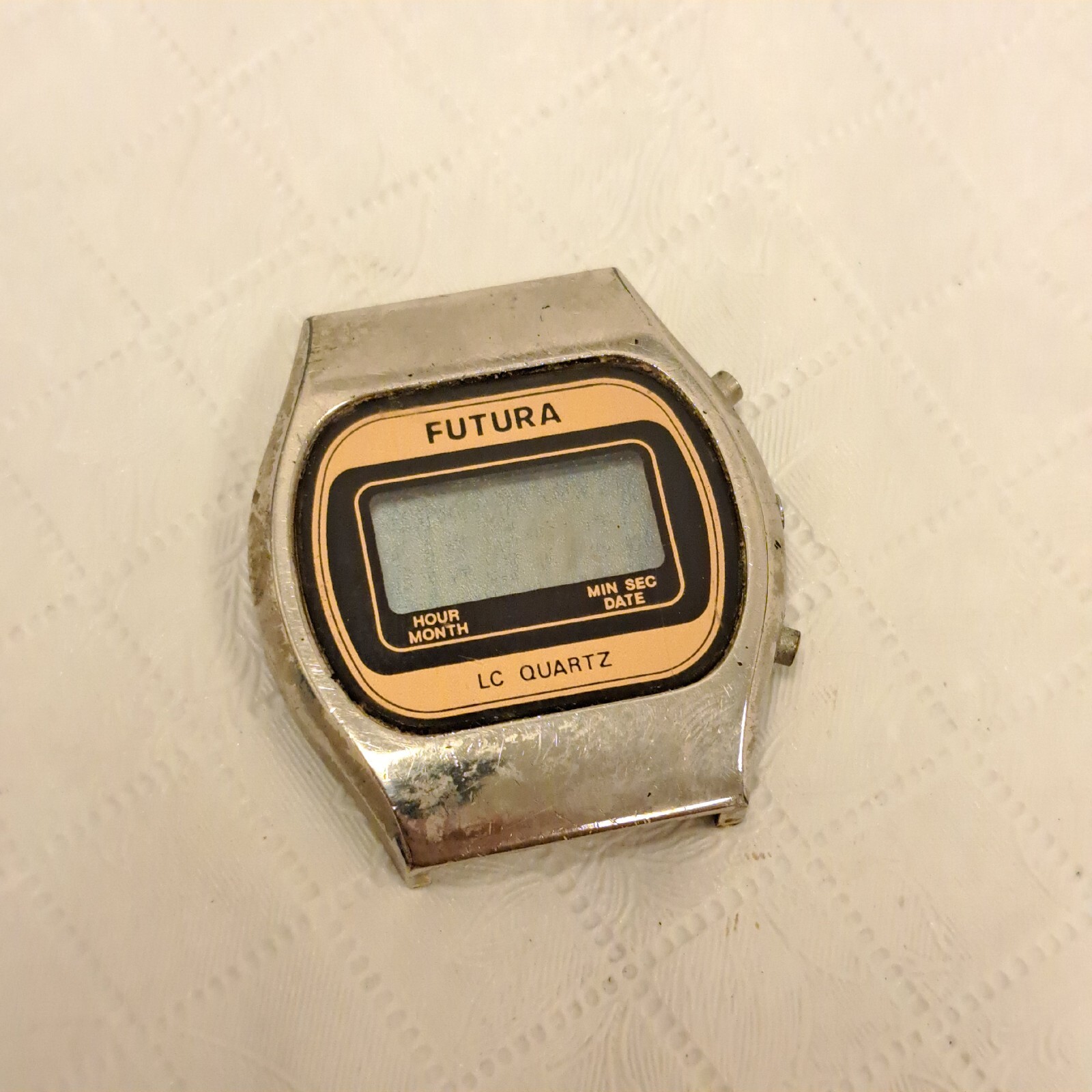 Vintage Futura Quartz Digital Wrist Watch Mens Timepiece Parts/Repair