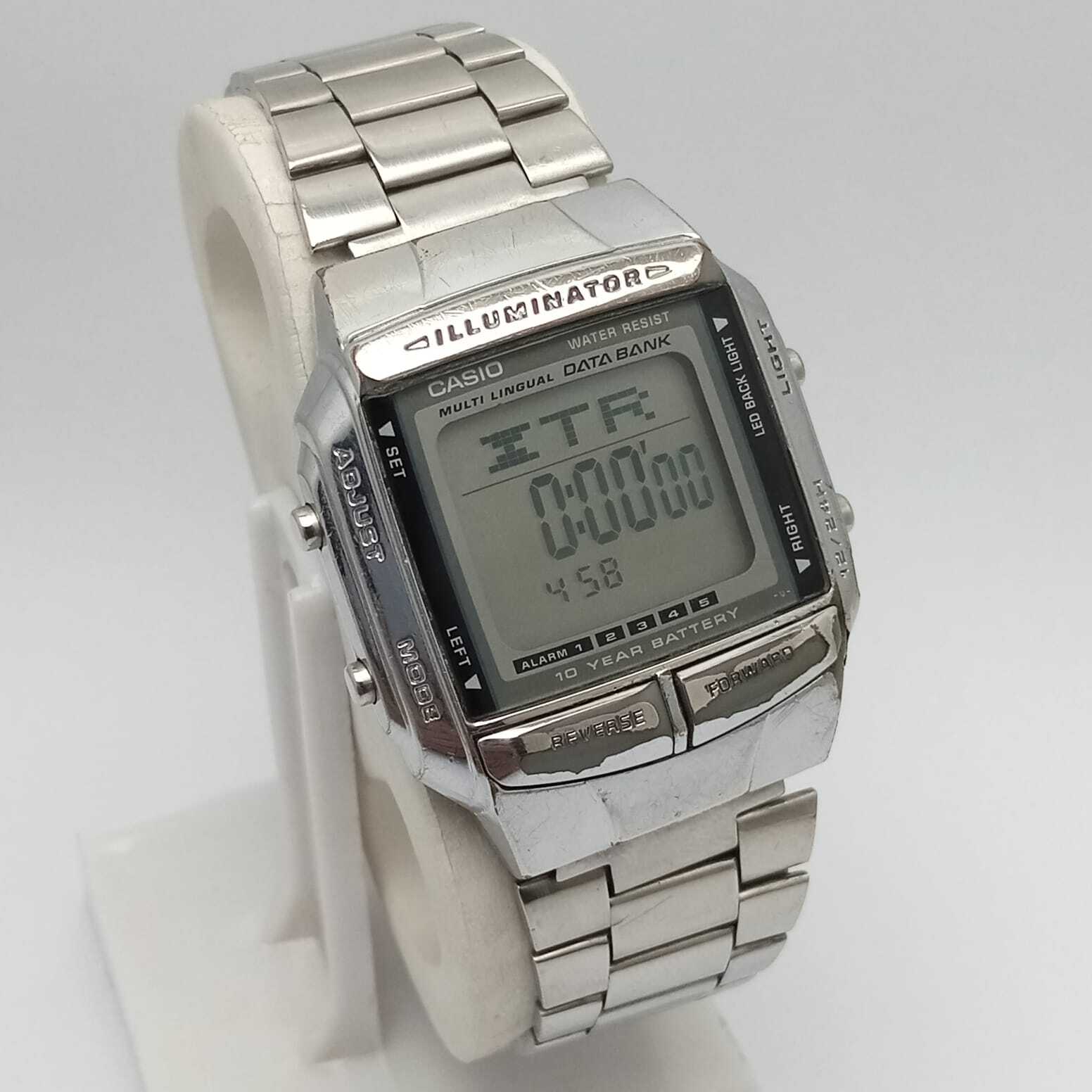 Casio Illuminator DB-360 Data Bank Quartz 2515 Digital Vintage Men’s Watch