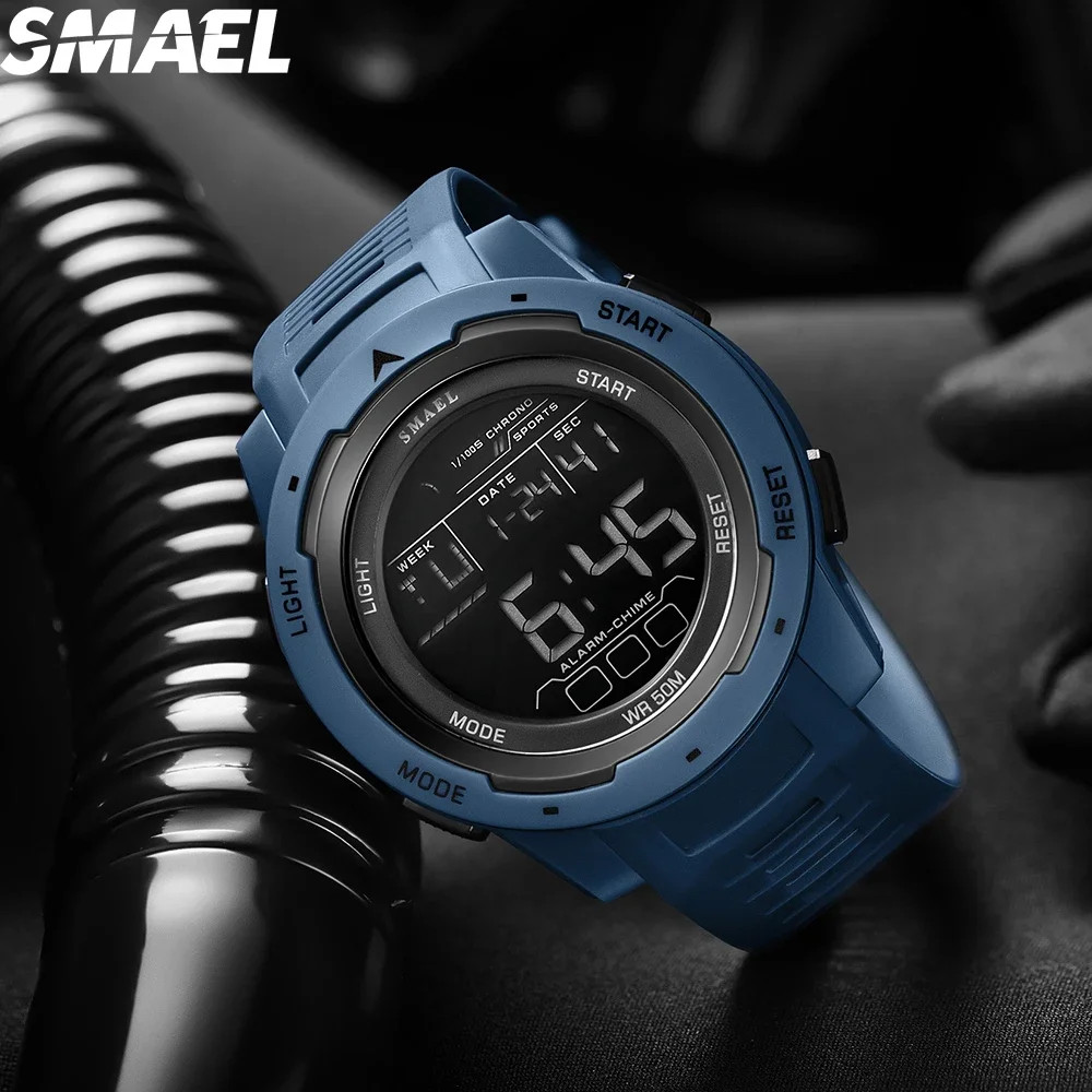 Waterproof 50M LED Wrist LED Digital Sports Watches