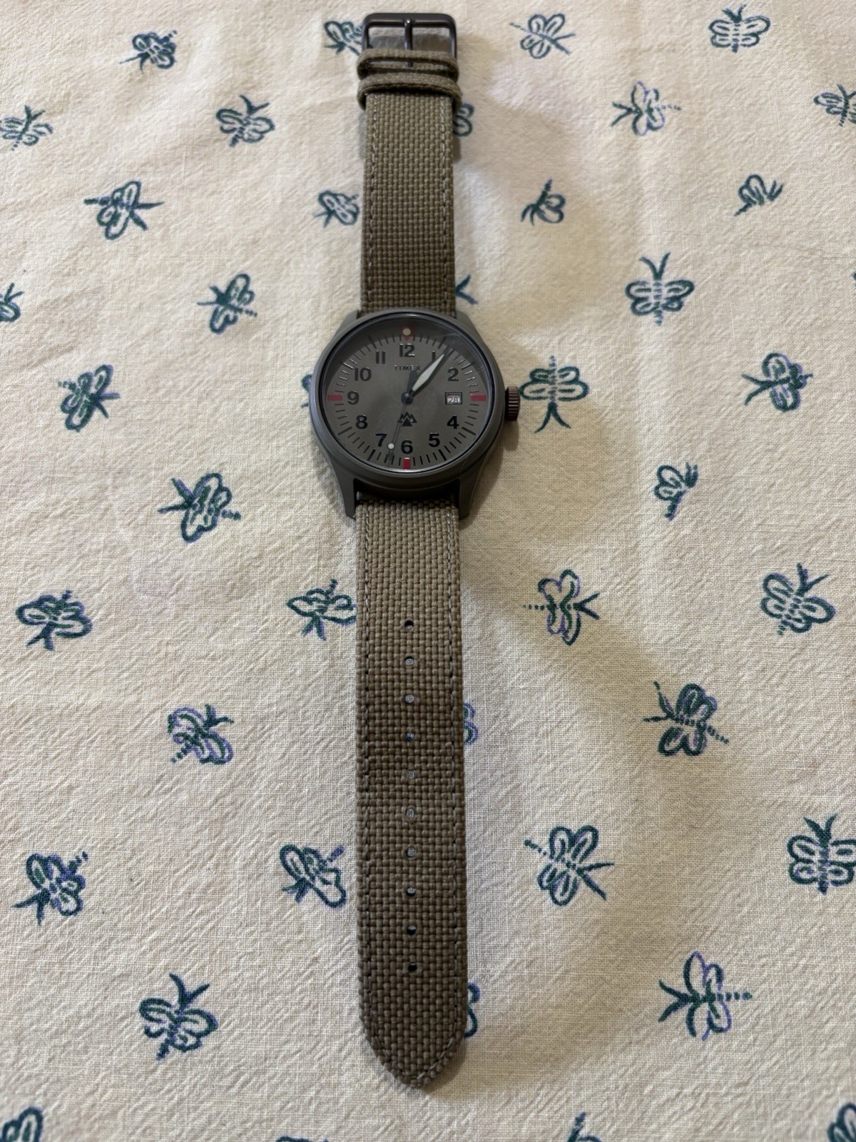 Expedition North® Traprock 43mm Eco-Friendly Fabric Strap Watch