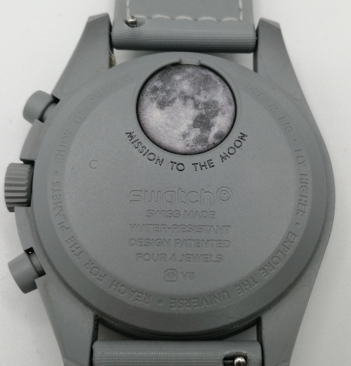 OMEGA SWATCH MOONSWATCH1965 SPEEDMASTER Wristwatch Works Men 3058
