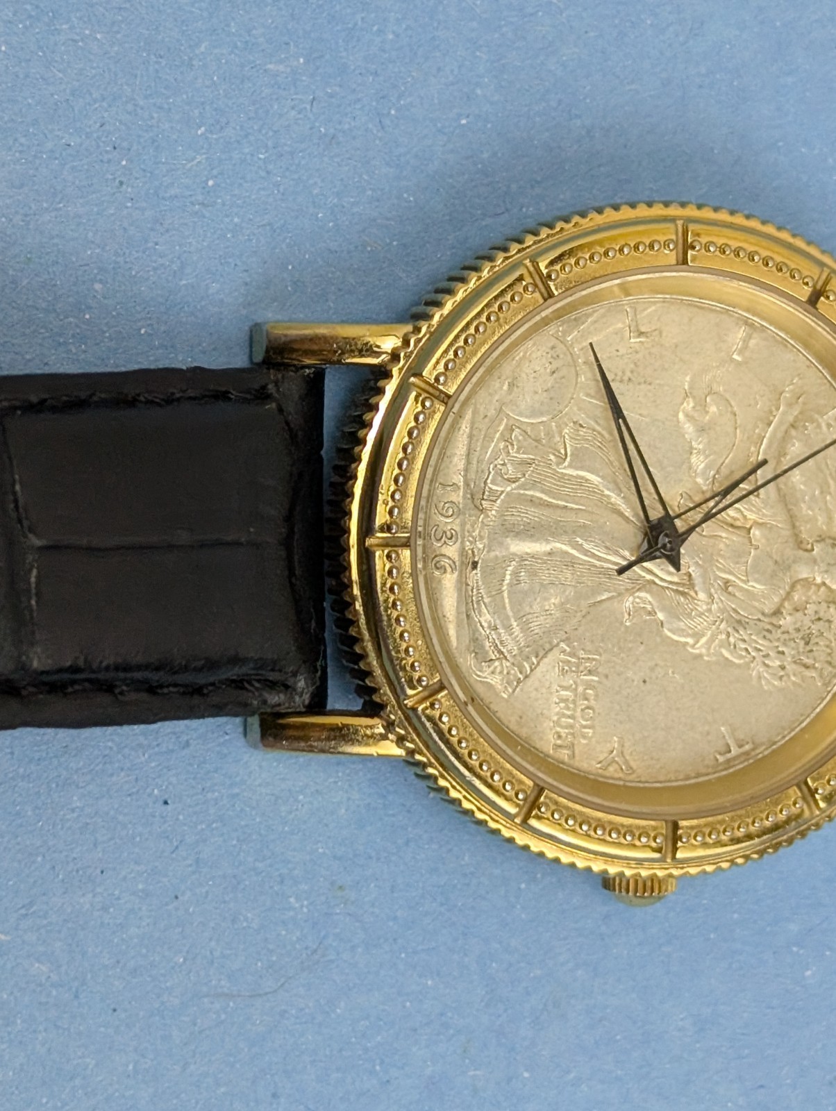 Stauer 1936 Liberty Half Dollar Wrist Watch