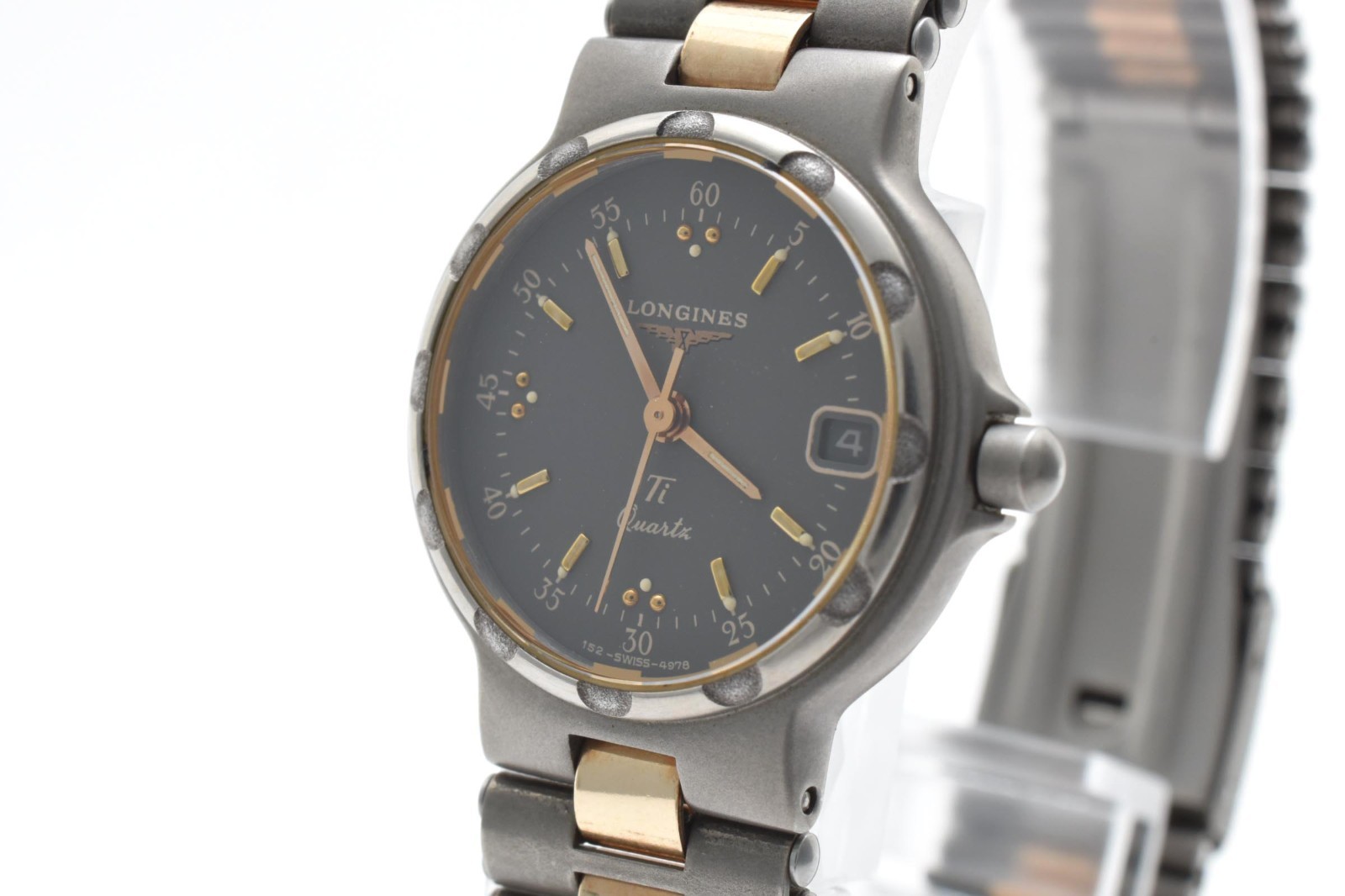 [NEAR MINT] Longines Conquest Ti V.H.P. Gold Men’s Watch From JAPAN