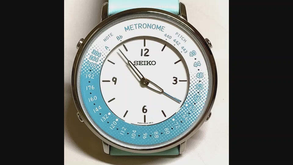 SEIKO Metronome Watch Casual Line Blue SMW004B NEW