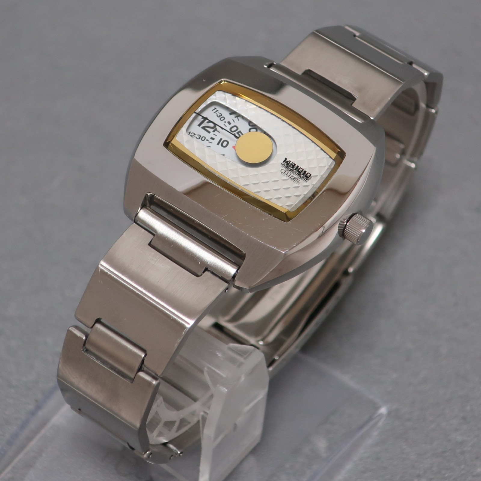 Vintage Rare Citizen Independent 1481010 Jumping Hour 6038-L 16258 7.87 in