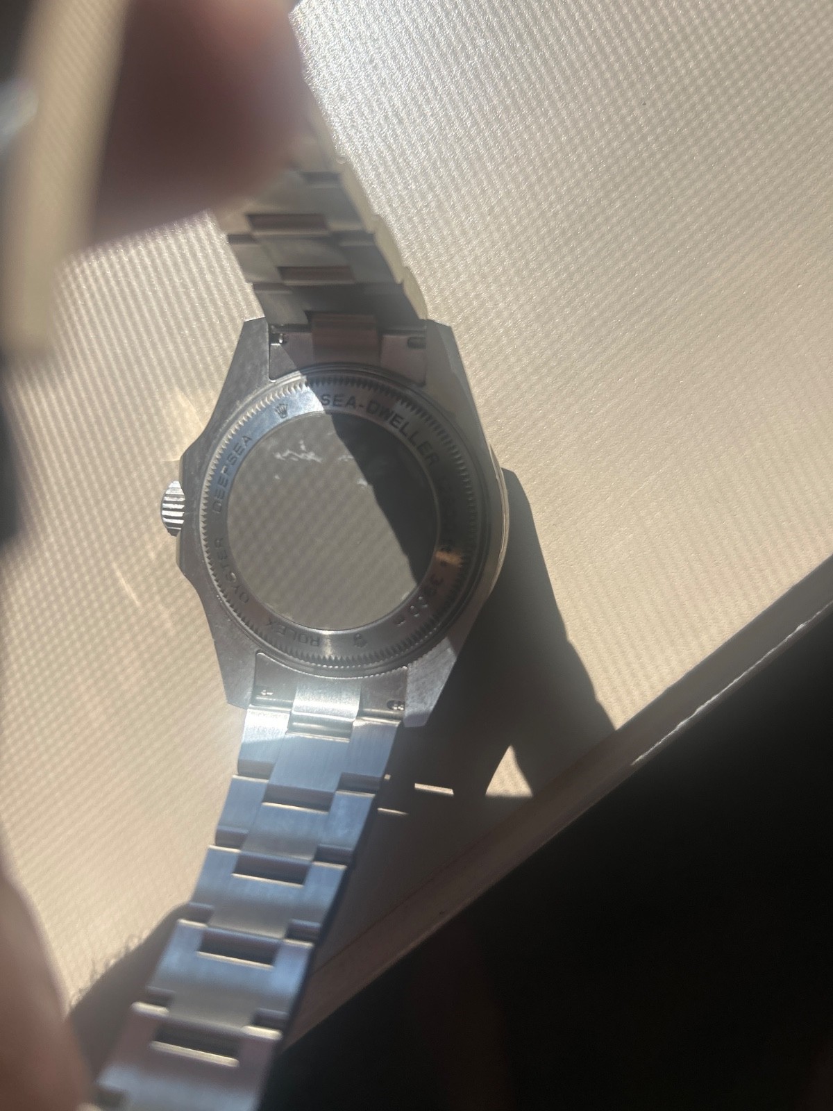 Rolex Sea-Dweller 136660 Silver Oyster Bracelet with Black Bezel