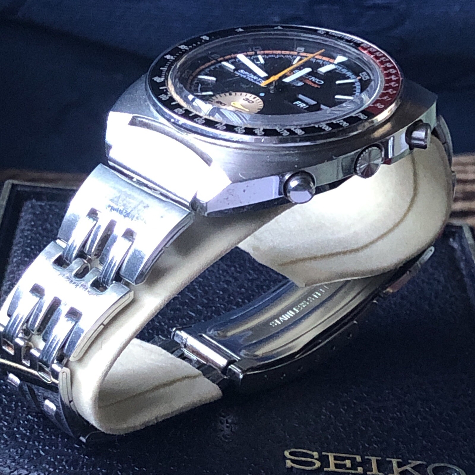 SEIKO 5 SPORTS SPEED TIMER WristWatch 6139-6031 Men’s 70M 7 ATM 117027 Japan