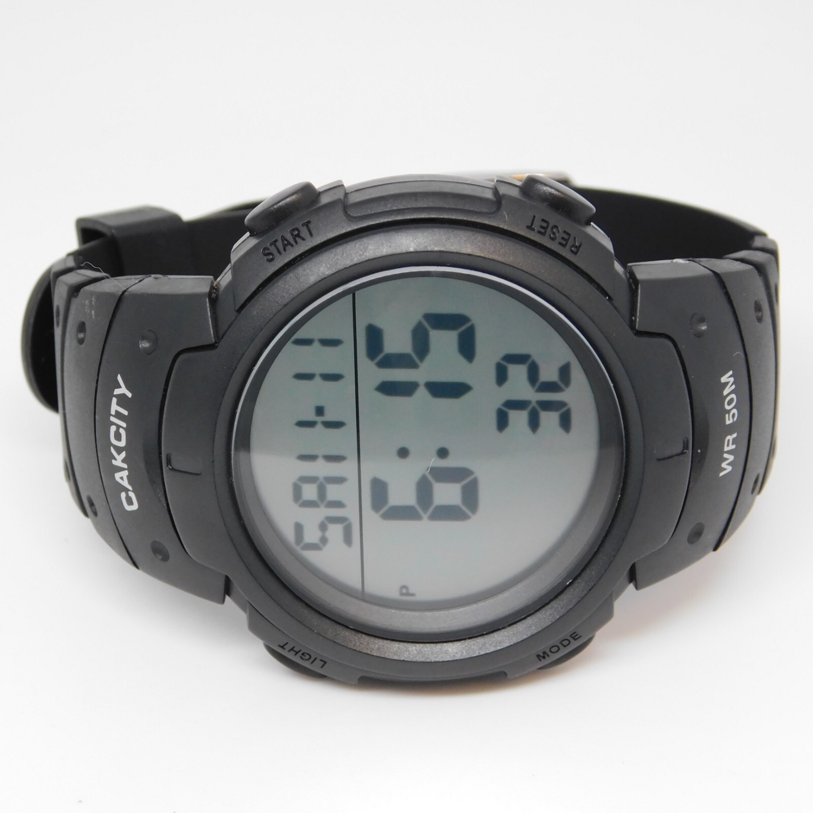 CAKCITY 1068 Black Tone Quartz Digital Men’s Watch New Battery