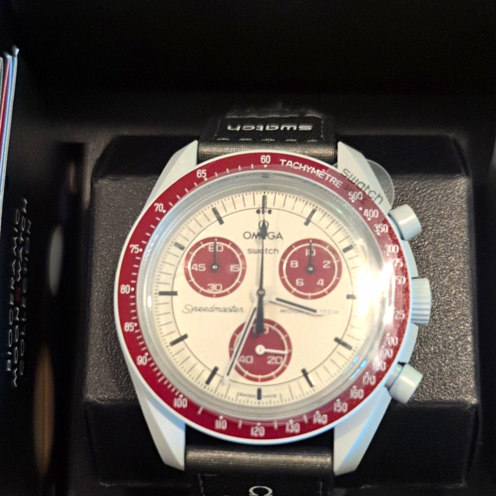 OMEGA x Swatch MoonSwatch Mission to Pluto Quartz Chronograph 42mm Bioceramic