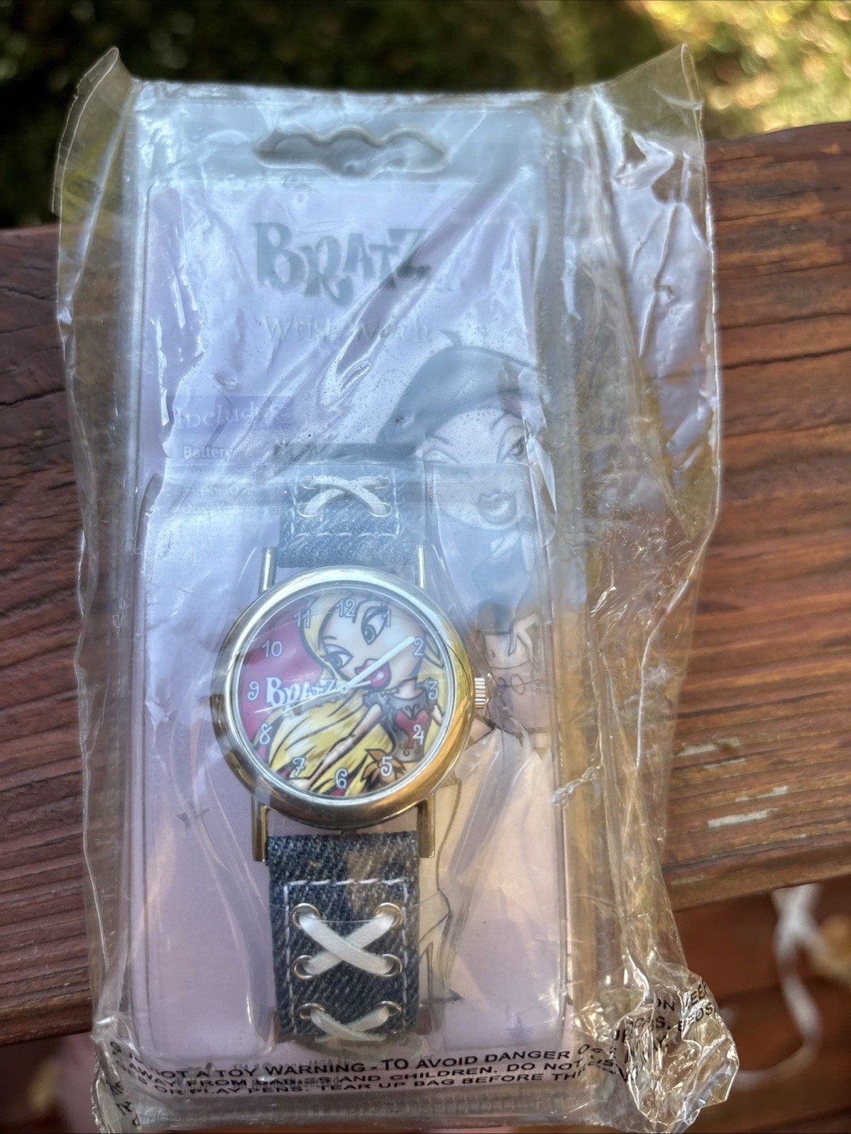 2004 BRATZ Wrist Watch ~ Denim Band ~ Japan ~ NEW Sealed