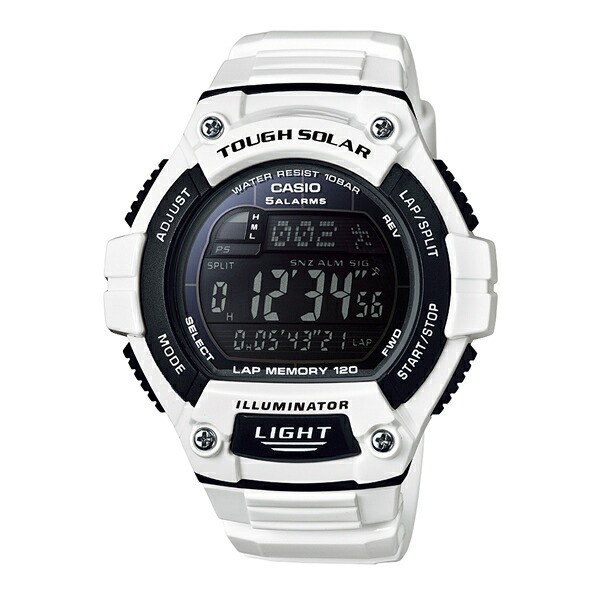 Casio W-S220C-7BJH Standard Quartz Men’s Watch Black Dial Digital W-S220C-7B