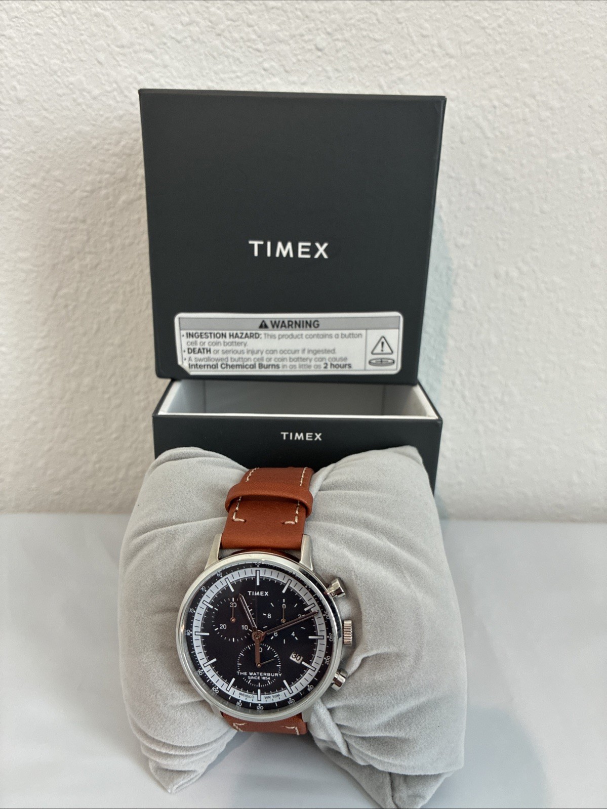Timex Waterbury Classic Chrono Blue Stainless Men’s Quartz Watch TW2V30800VQ