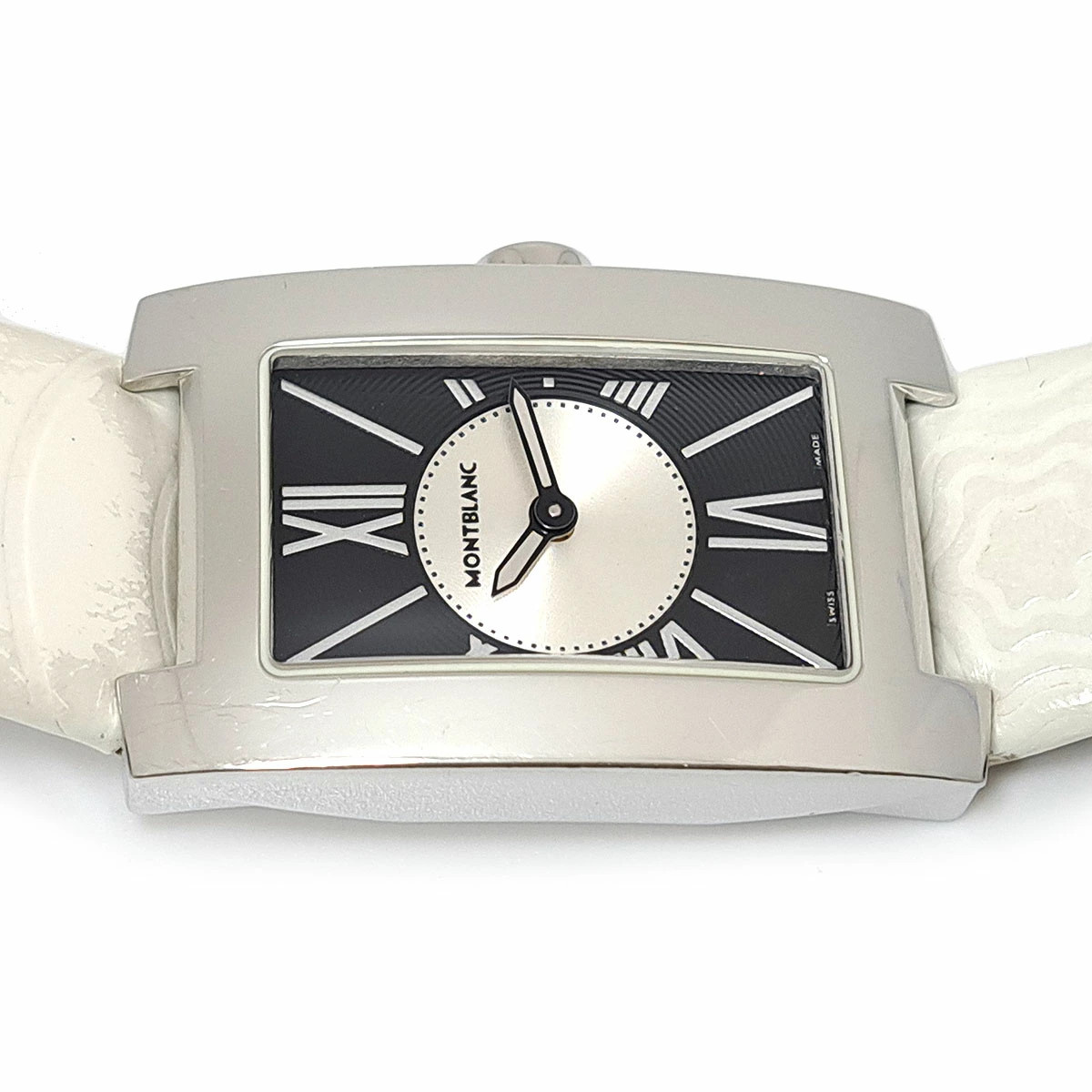 Montblanc Profile Elegance 7077 Quartz Black Dial Woman’s Watch w/ Box Card
