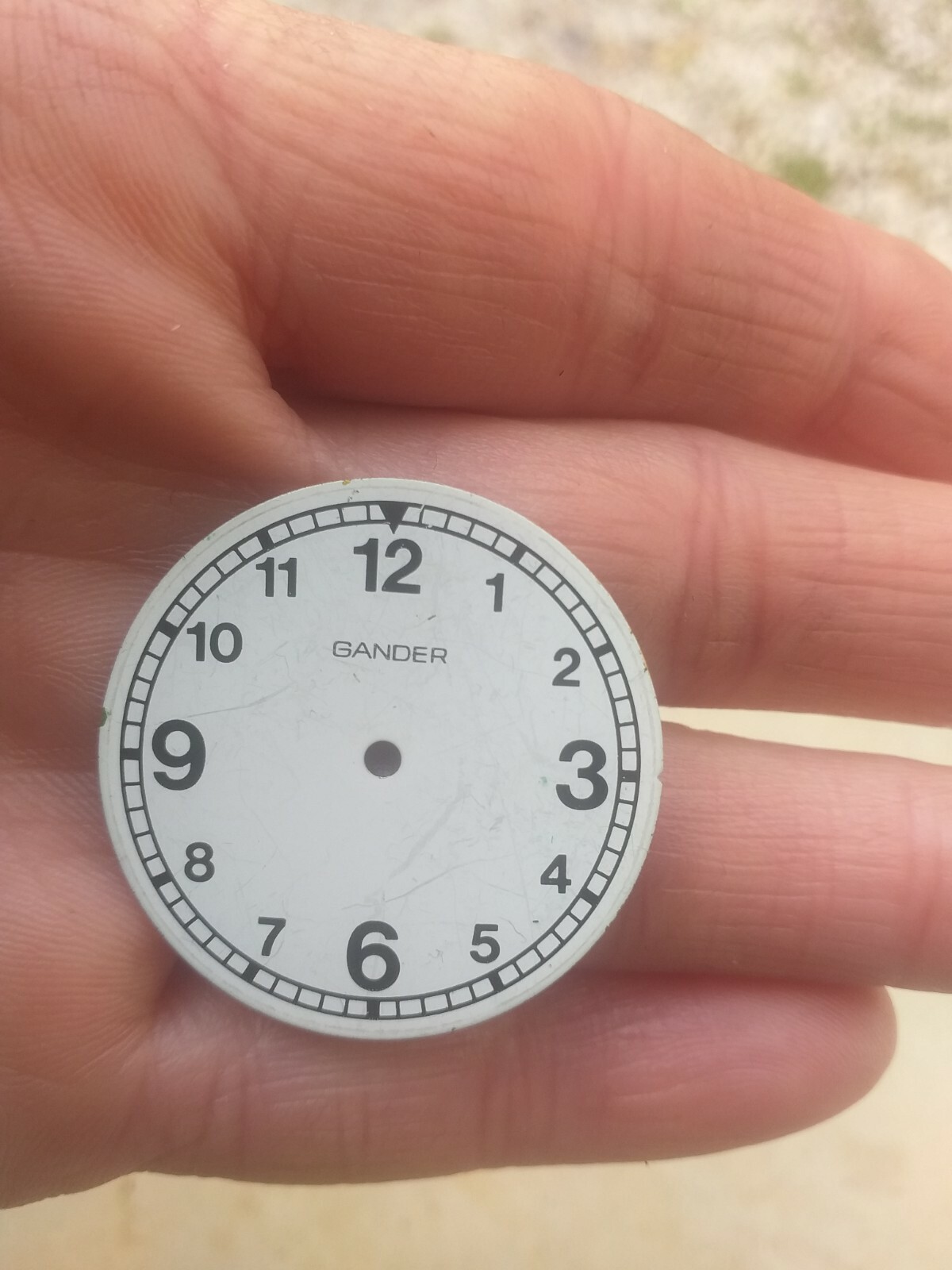 GANDER DIAL DIAL 30mm Original Vintage USED