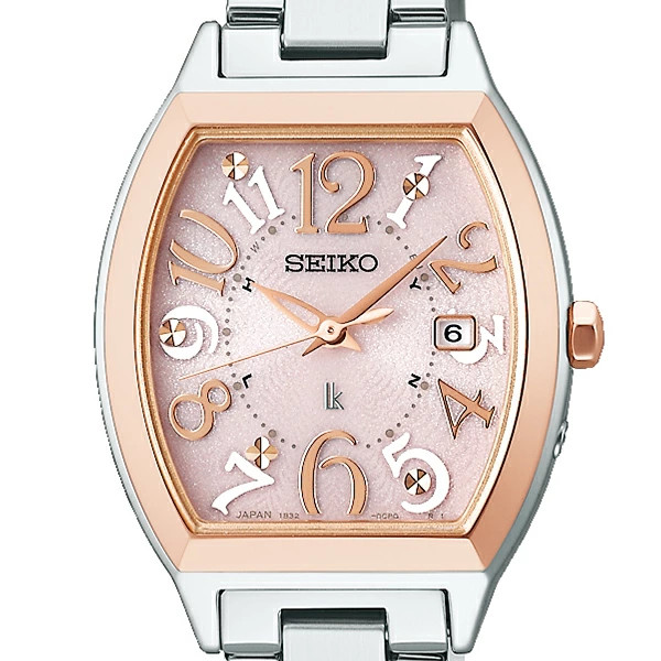 SEIKO SSVW214 Lukia Standard Solar Radio Tonneau Pink Dial New R80428035