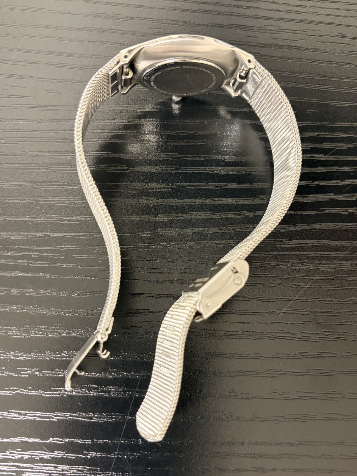Skagen 233SSSB Stainless Steel Mesh Watch – New Battery – Great Condition