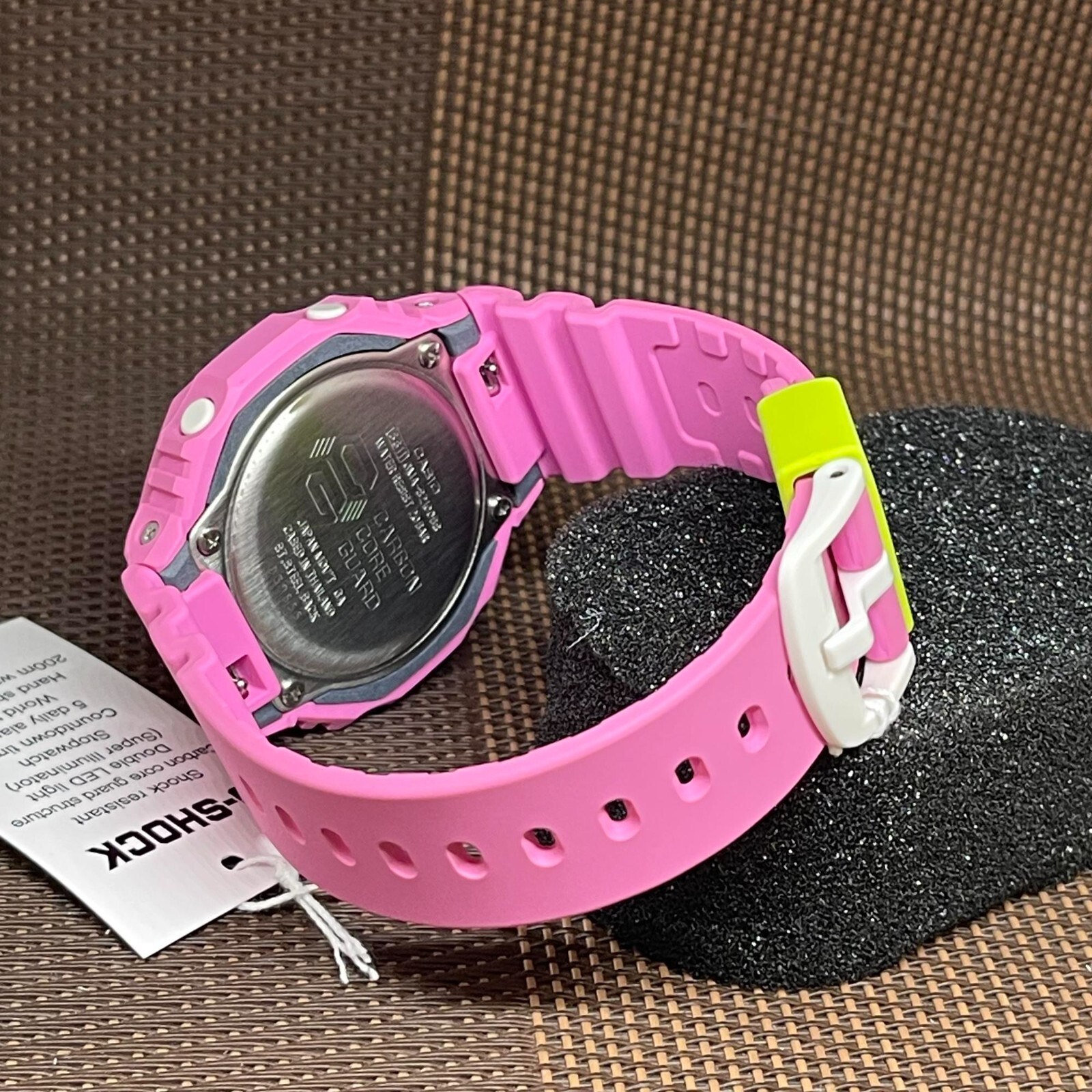 Casio G-Shock GMA-S2100BS-4A Vibrant Pink Color Octagon Ladies Fashion Watch