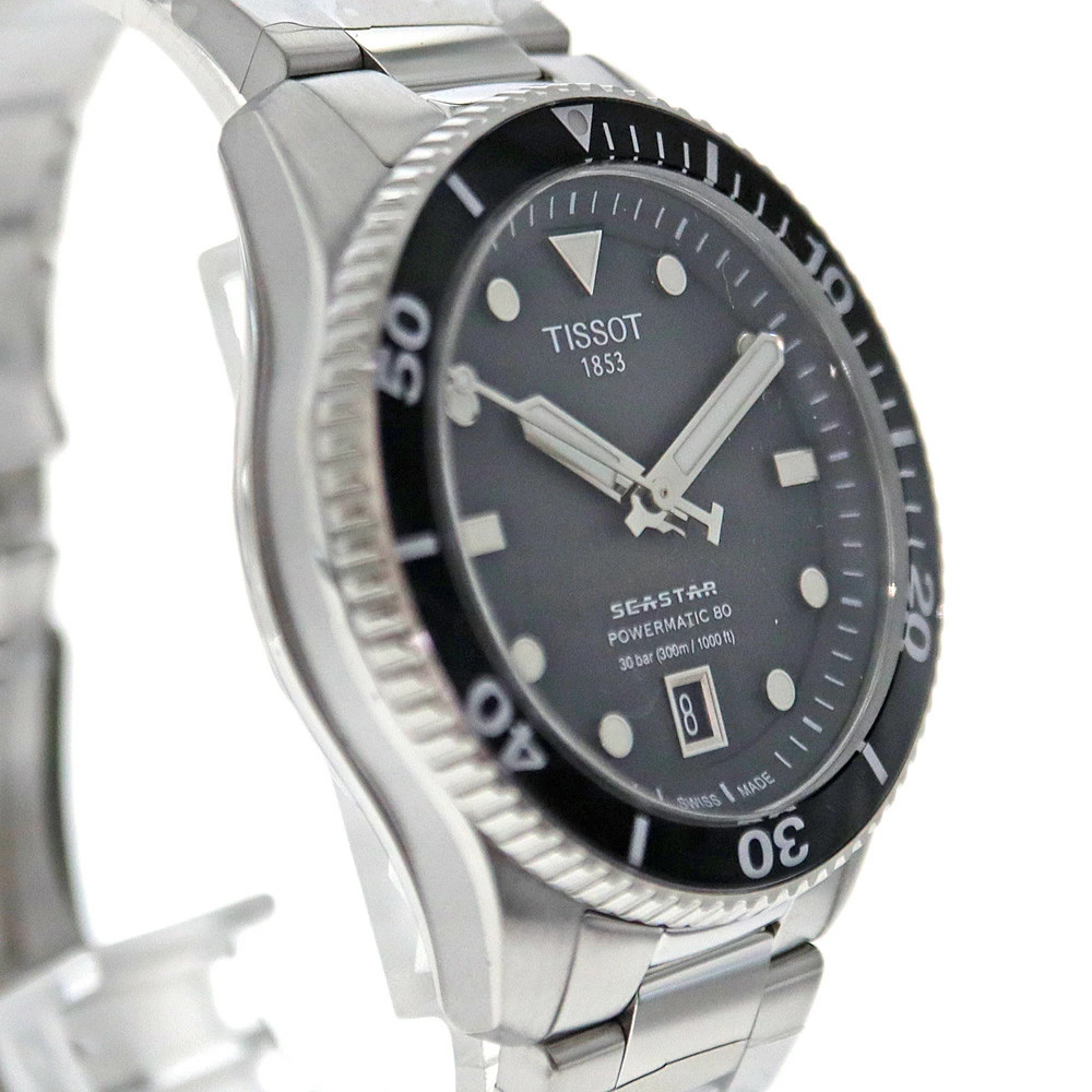 TISSOT Seastar T120.807.11.051.00 Gray Case Size 40.0mm Men’s Used Watch #6102
