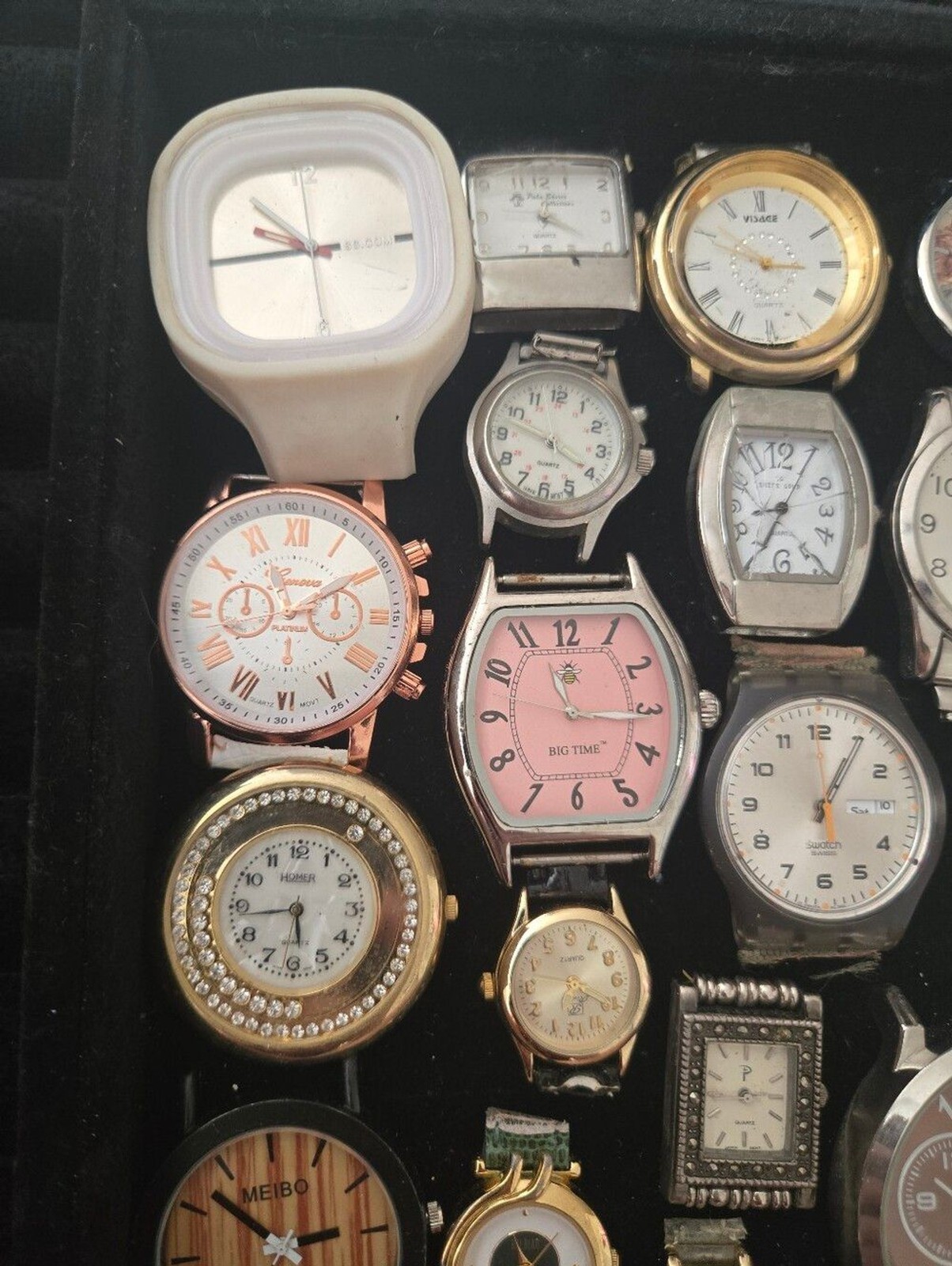 Watch Parts Craft Repair Broken Repurpose Vintage Fair Condition As Is Lot 2C
