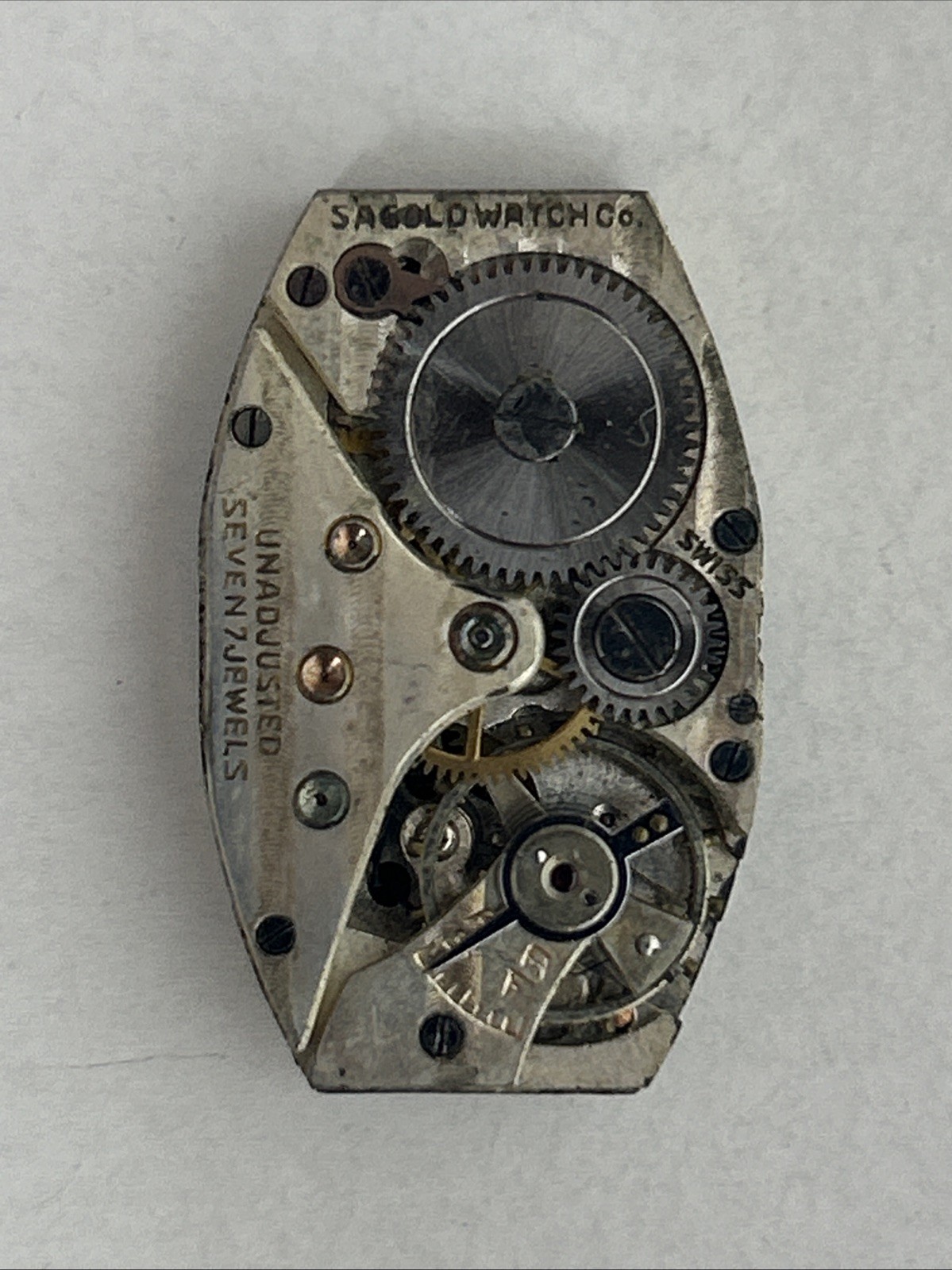Vintage 1936 Unadjusted 7 Jewels Swiss Emerson 10k RGP Watch Hadley Quality Band