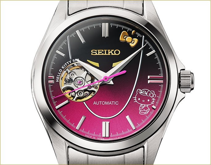 Hello Kitty Shinkansen Finale Commemorative Mechanical Watch From JP NEW