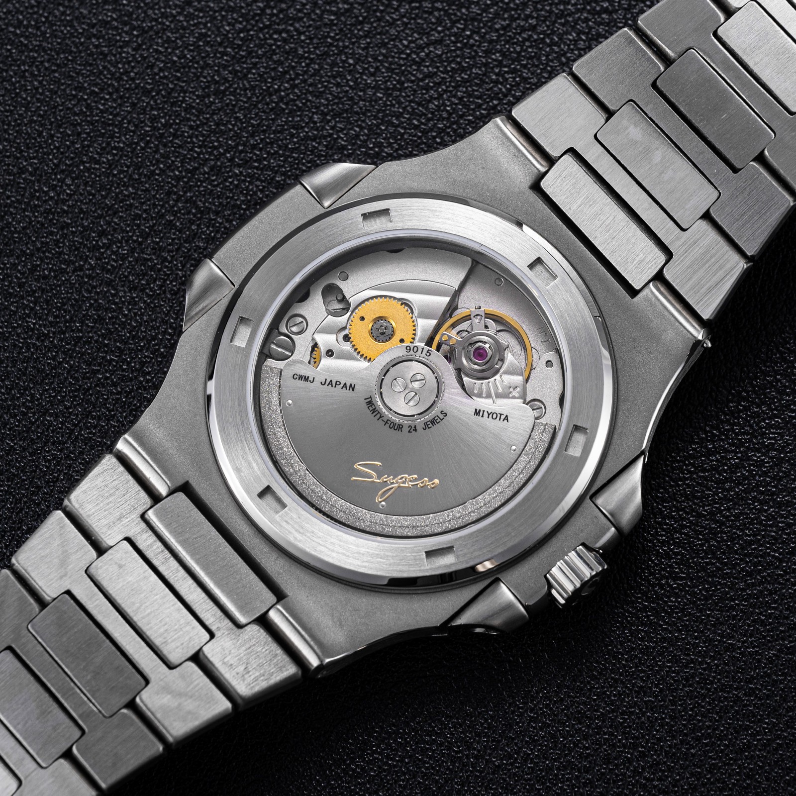 Sugess 40mm Slim Master 9mm thickness MOP Dial Mechanical Mens Watch S466.M