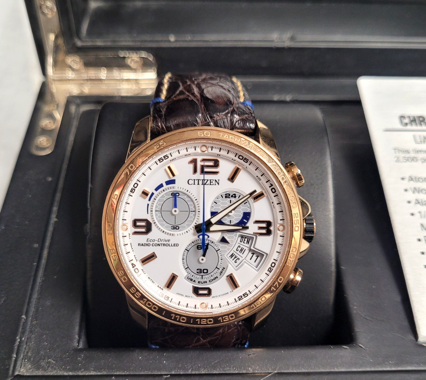 Citizen Chrono-Time A.T. Limited Edition Gold Plated BY0103-02A / H610-S093180