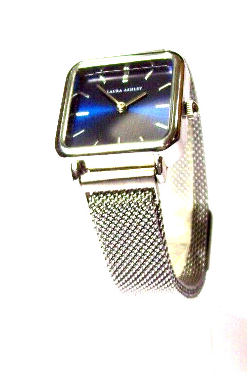 Laura Ashley Ladies Watch Hypnotic Deep Blue w/Precision Adjust NATO Mesh Band