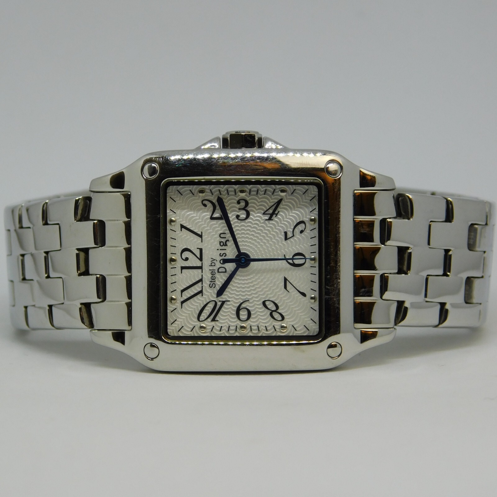 Steel by Design 22815 All St. Steel Quartz Women’s Watch Sz. 7 1/4″ New Battery