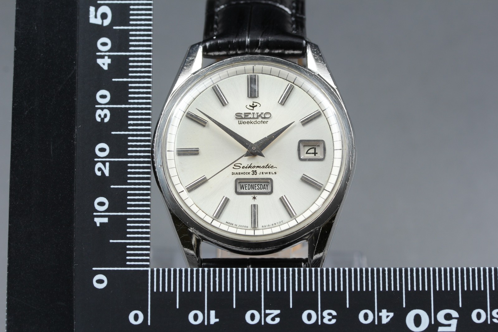 New Band *Exc+5* 1964 SEIKO Seikomatic 6218-8971 Weekdater 36mm Men’s AT Watch