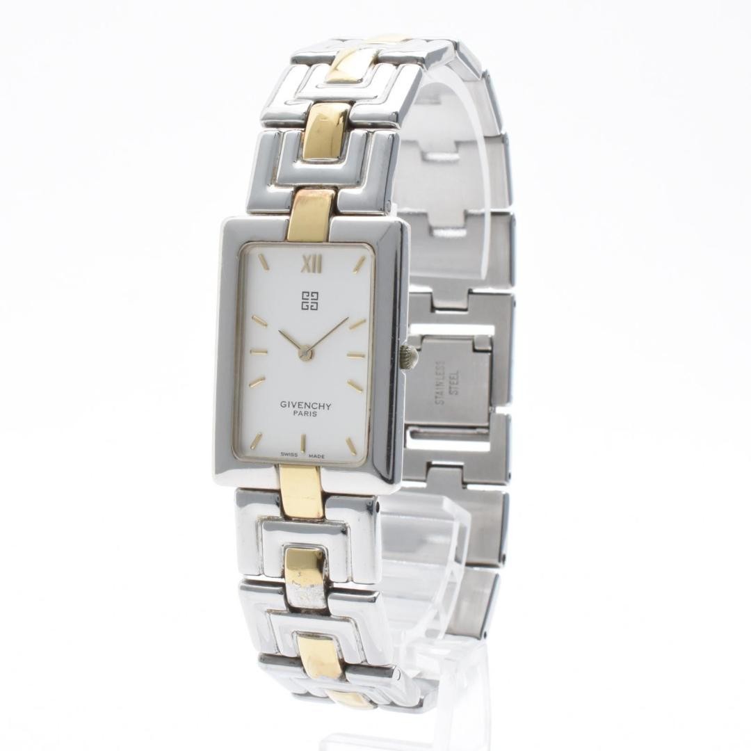 Givenchy MILLESIME REG Ladies Watch White Dial Square Timepiece Authentic