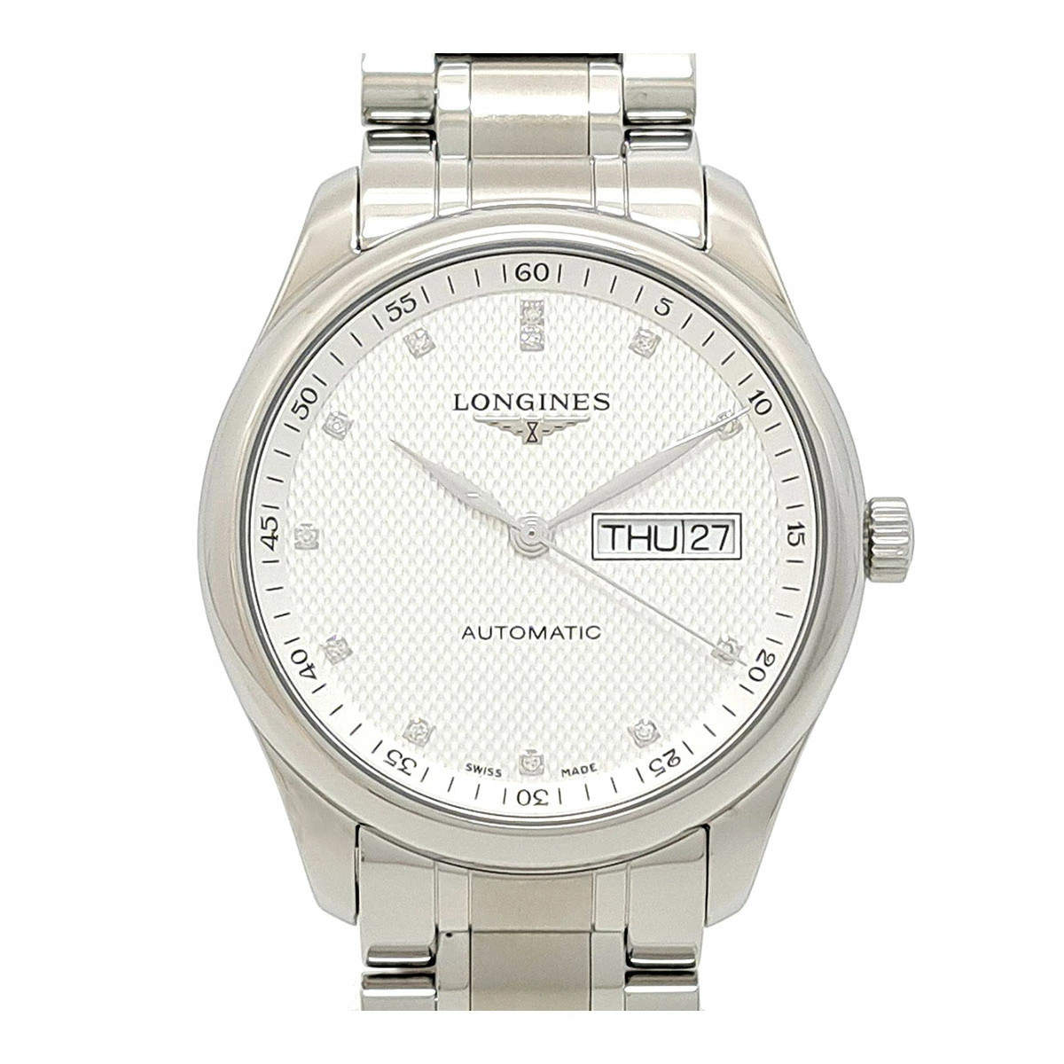 Used LONGINES master collection diamond index L2.755.4 Wrist watch Men