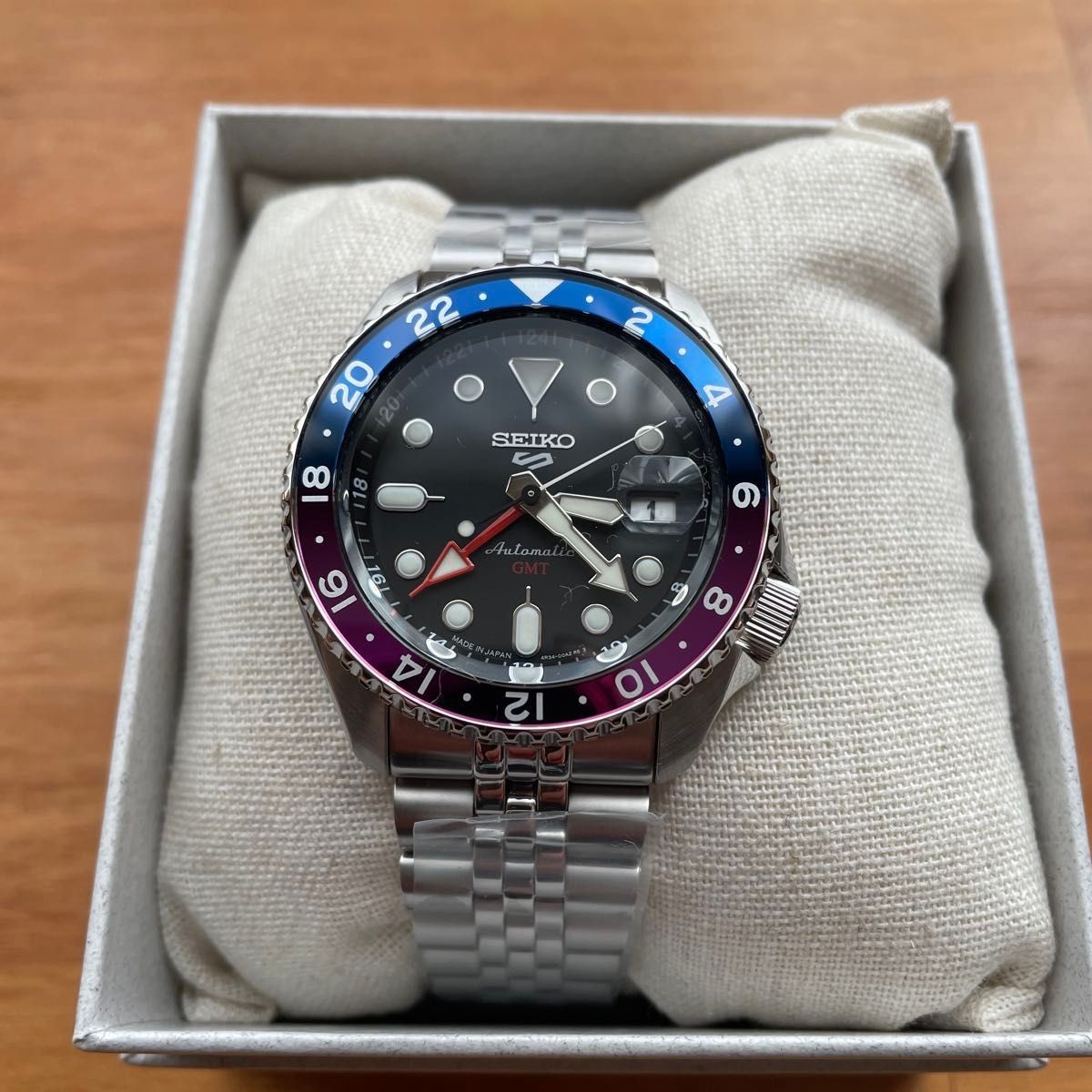 PSL Seiko 5 Sports SBSC021 SKX Sports Style GMT Automatic Watch Men NEW