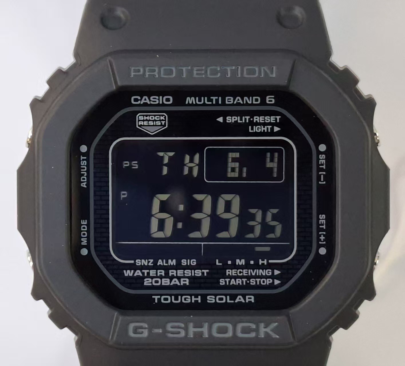 NEW CASIO G-SHOCK GW-5000HS-1 SOLAR MULTIBAND 6 BLACK DIGITAL MEN’S WATCH