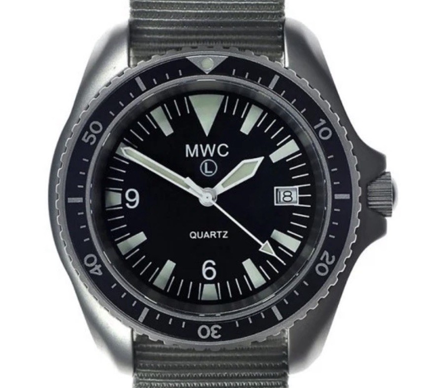 MWC Military Diver Quartz Watch 300M Sapphire Ceramic Bezel Ronda 715Li