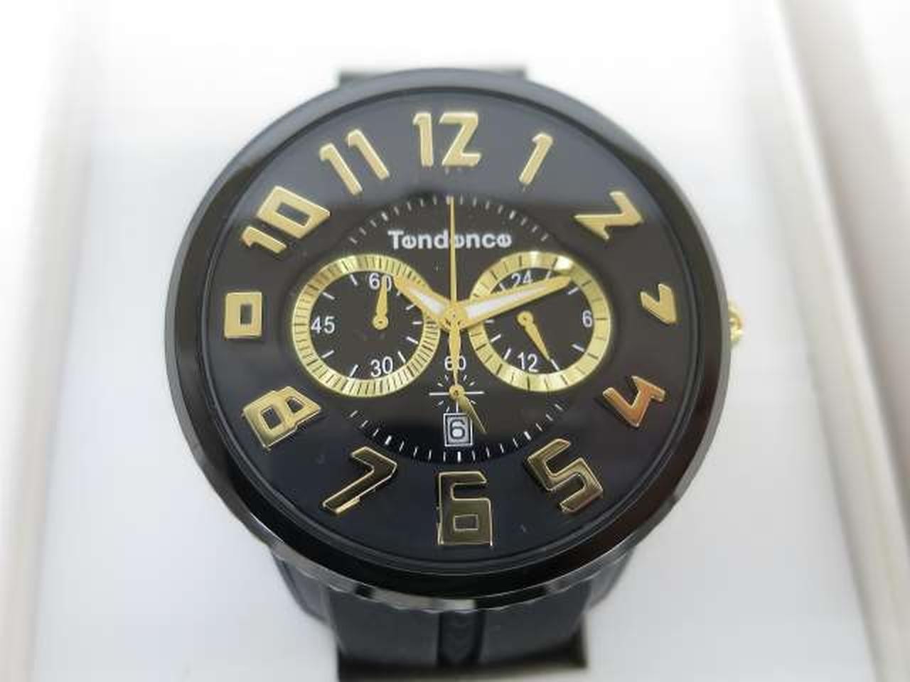 Tendence Gulliver Round Quartz 42mm Steel Case Silicone Band 10ATM Watch